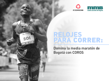 Relojes para correr: Domina la media maratón de Bogotá con COROS