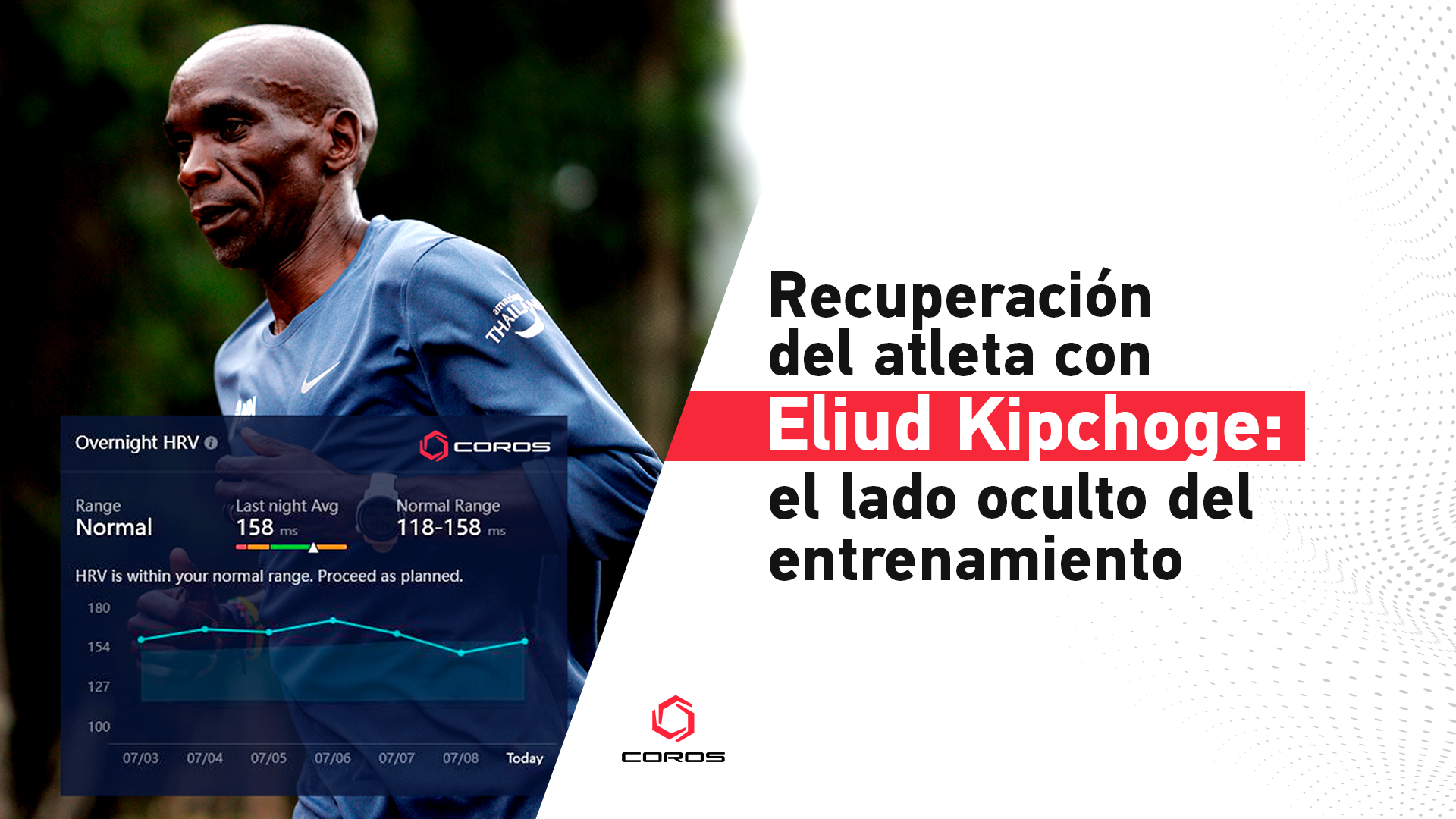 Recuperación del atleta con Eliud Kipchoge: el lado oculto del entrenamiento