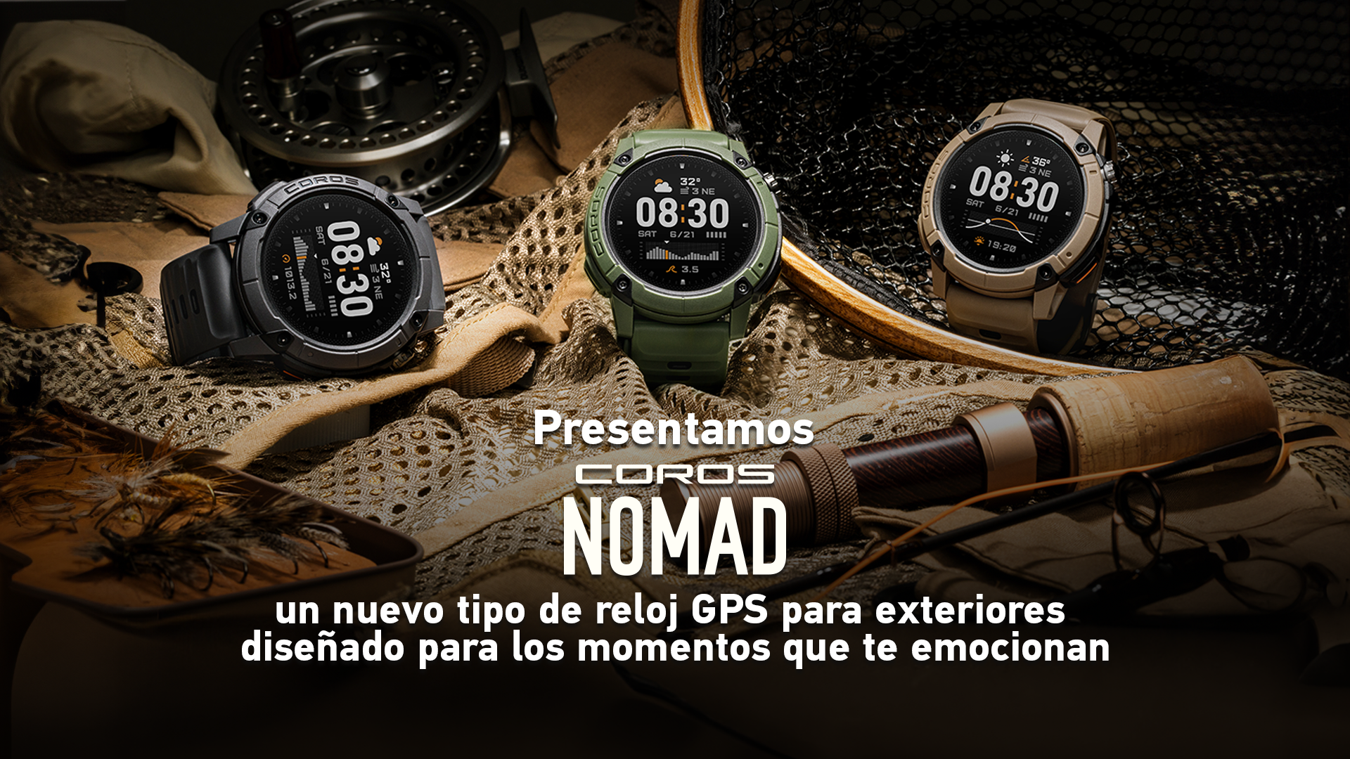 Presentamos COROS NOMAD: un nuevo tipo de reloj GPS para exteriores diseñado para los momentos que te emocionan
