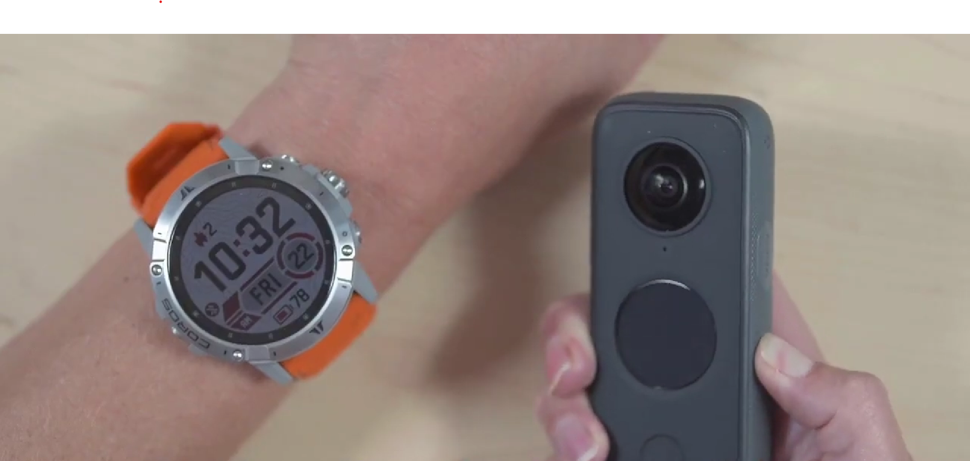 ¿Cómo conectar mi cámara Insta 360 a mi reloj Coros? | Tutoriales